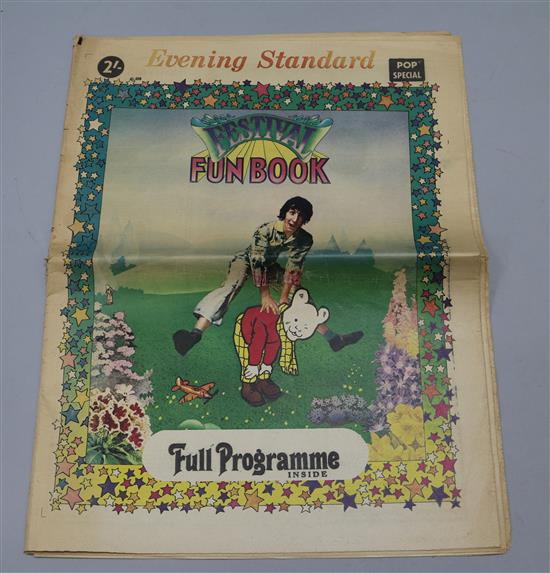 A 1970 Isle of Wight Festival Neswppl catalogue